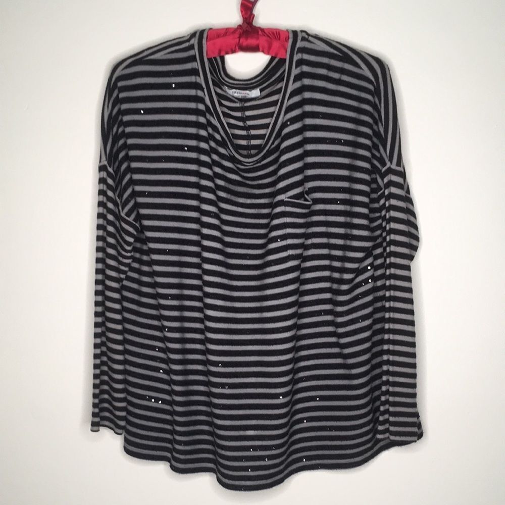 Style & Co Tiny Sequined Holiday Top